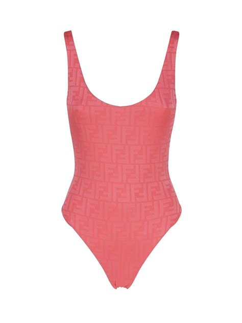 fendi one piece lyrca|fendi swimwear.